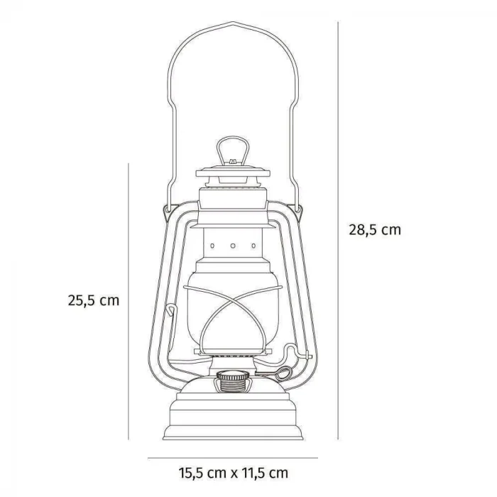 Feuerhand 276-ZINK Çinko Gaz Yağlı Kamp Lambası