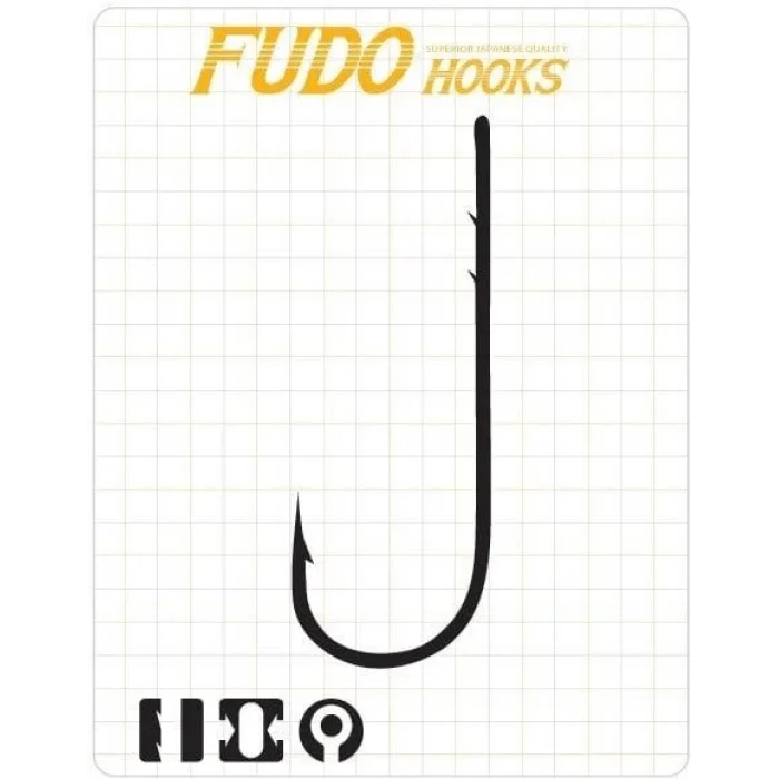 Fudo 6101 Worm SSB Black Nikel Uzun Pala Tırnaklı Olta İğnesi