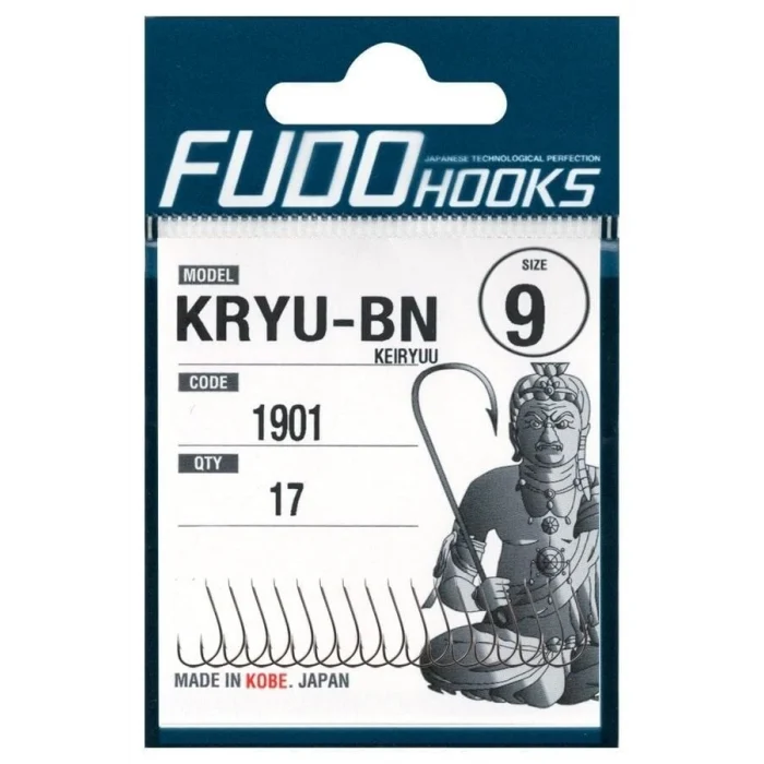 Fudo Hooks KRYU-BN 1901 Keiryu Black Nikel Olta İğnesi