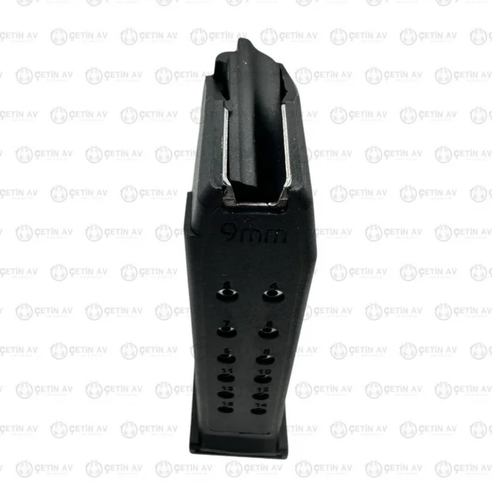 Glock 19 9x19mm 15 Mermi Kapasiteli Yedek Şarjör