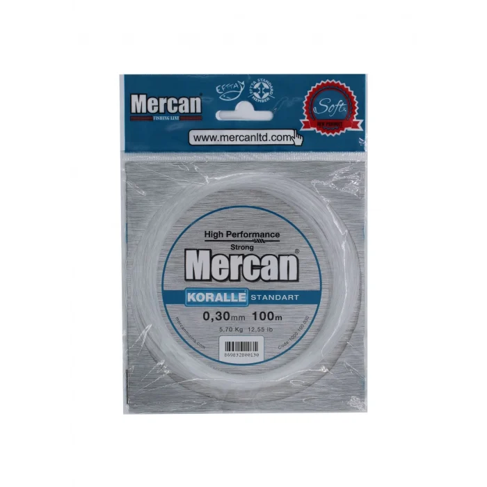 Mercan Standart 4x25 m.Bağlantılı 100 m Poşet Misina