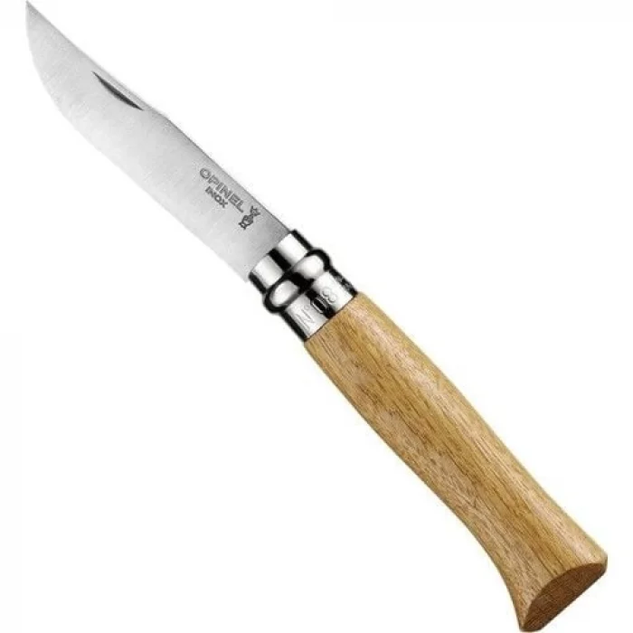 Opinel Inox No 8 Meşe Saplı Paslanmaz Çelik Çakı