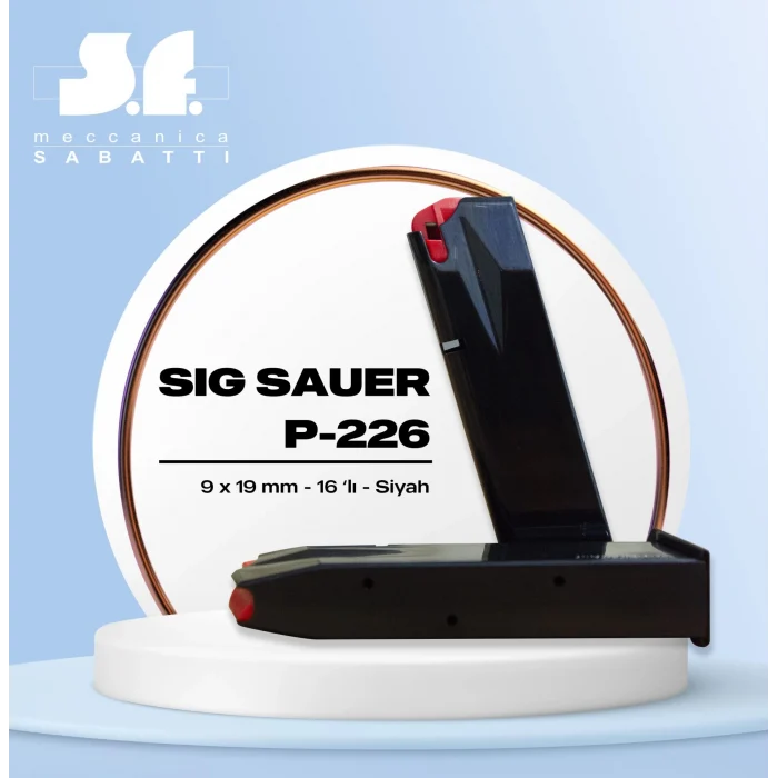 Sabatti Sig Sauer P226 Tabanca Şarjörü 16lı / Made in italy