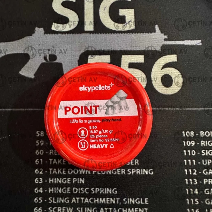 SKY PELLETS Point Heavy 8,17 gr Saçma 4,5 mm / 200 Adet
