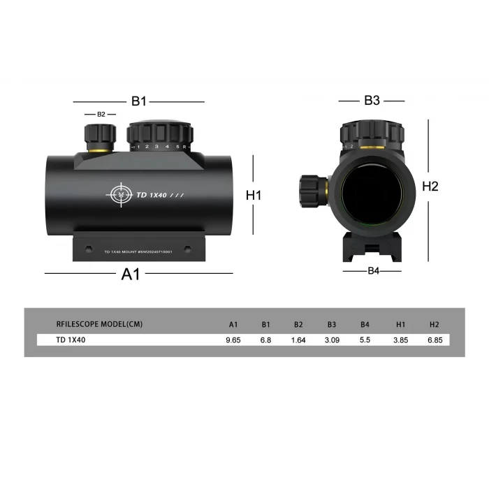 Swamp Deer TD 1x40 Red Dot