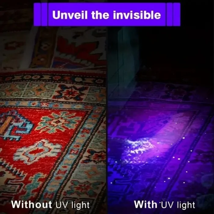 UV El Feneri Led Ultraviyole Mor Işık Siyah Kalem Tipi