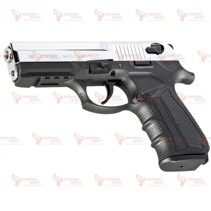 Zoraki Mod 2918 T Kurusıkı Tabanca - Parlak Krom