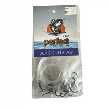 3 İğneli Yemli Dip Sazan Olta Takımı 10lu Paket - No:3