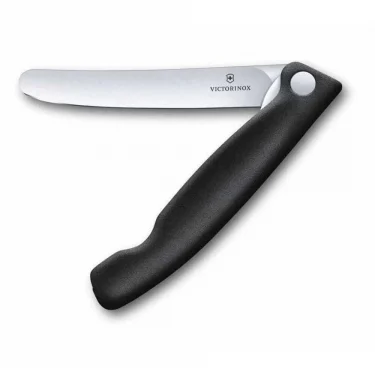 Victorinox 11cm Katlanır Domates Bıçağı Siyah 6.7803.FB