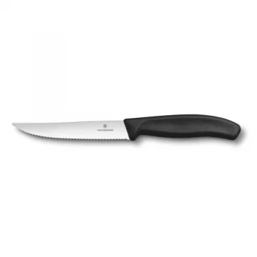 Victorinox 6.7933.12 12cm Tırtıklı Biftek Bıçağı - Siyah