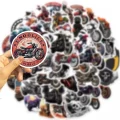 Karikatür Motosiklet Vinil Sticker - 10 Adet