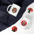 Samurai ve Katana Serisi Su Geçirmez Sticker - 12 Adet