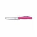 Victorinox Tırtıklı Domates ve Sofra Bıçağı 6.7836.L115 11cm - Pembe