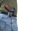 YT Hobby Belt Maşalı Deri Tabanca Kılıfı Sağ El - Siyah