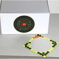 Yüksek Görünürlüklü Reaktif Atış Hedef Kağıdı 8 - Kendinden Yapışkanlı 5 li Paket