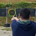 Yüksek Görünürlüklü Reaktif Atış Hedef Kağıdı 8 - Kendinden Yapışkanlı 5 li Paket