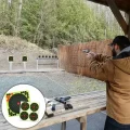 Yüksek Görünürlüklü Reaktif Atış Hedef Kağıdı 8 - Kendinden Yapışkanlı 5 li Paket