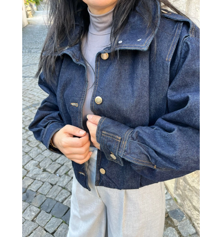 Özel Tasarım Kot Mont