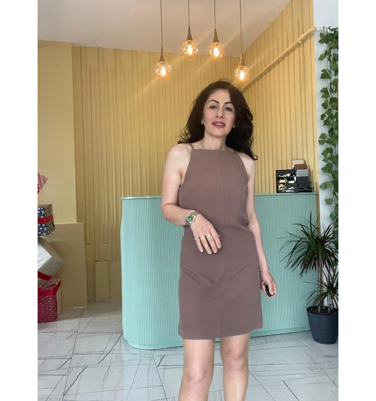 Vİzon Kısa Elbise
