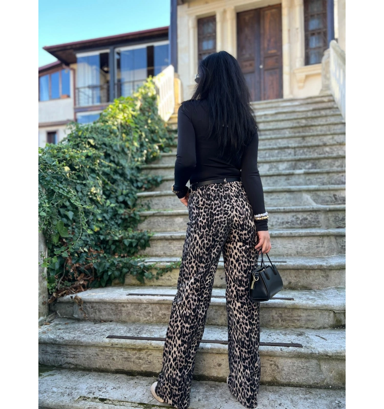 Krem Leopar Denim