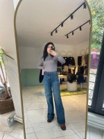 Antrasit Balıkçı Yaka Body Suit
