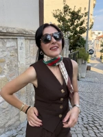 Kahve Yelekli Takım