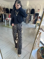 Krem Leopar Denim