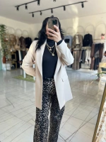 Krem Leopar Denim