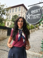 V Yaka Tişort Bordo Modal