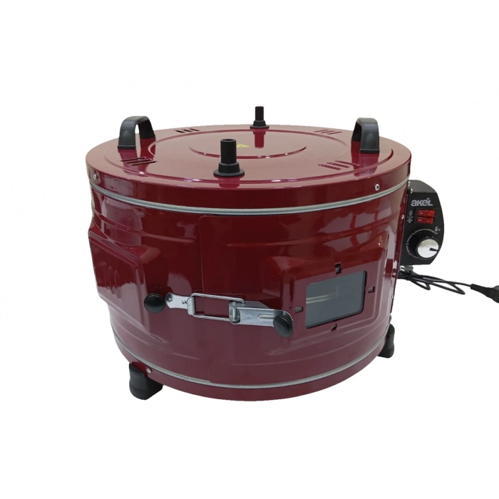 AF110 Şehzade Termostatlı Çift Tepsili Fırın Bordo Renk