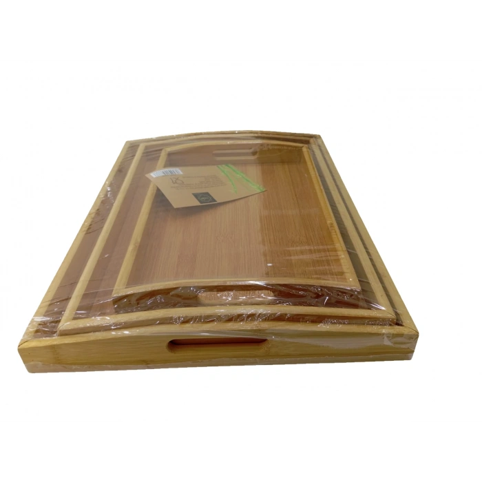 DMR HOME Bambu 3lü Tepsi