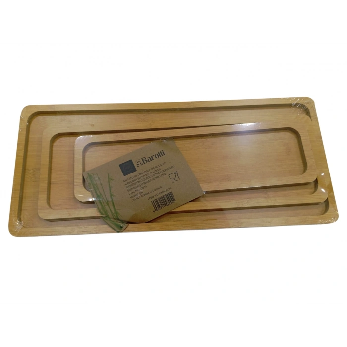 Bambu Dikdörtgen Sunumluk