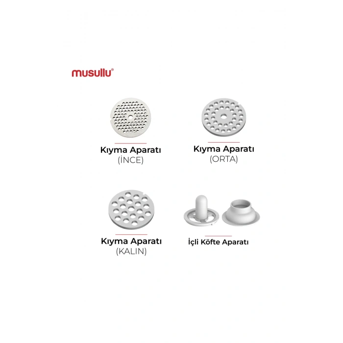 Musullu 1800W Et Kıyma Makinesi