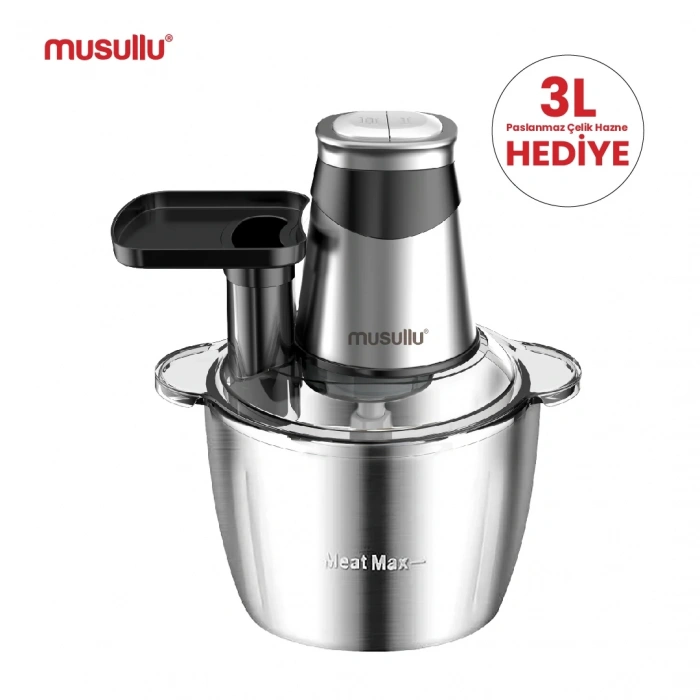 Musullu Rondo Doğrayıcı 3-Litre (RENDELİ) MSL-1226-3