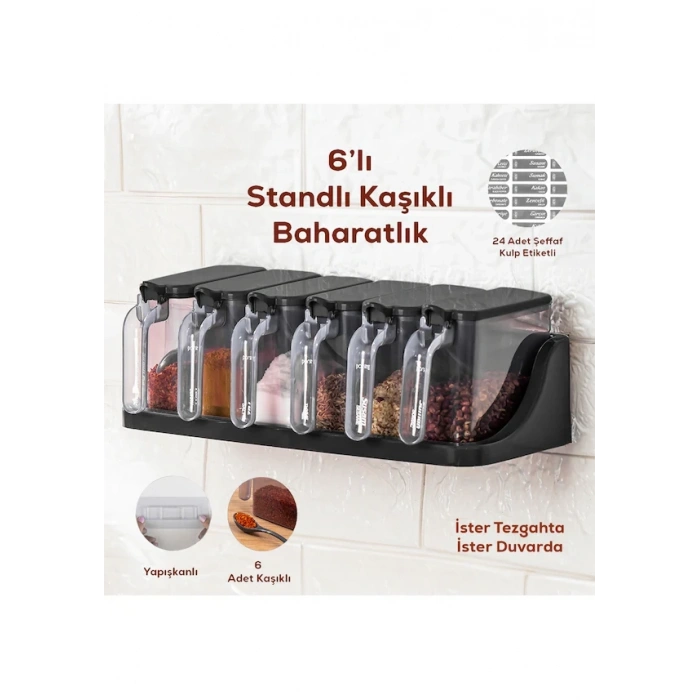 Violet 6lı Baharat Seti