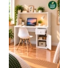 %100 MDF Çekmeceli ve Dolaplı Çalışma Masası