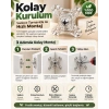 %100 MDF Çekmeceli ve Dolaplı Çalışma Masası