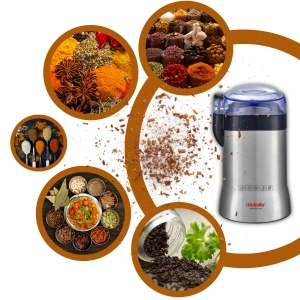 Musullu Kahve Ve Baharat Öğütücü 200W İnox MSL-1001