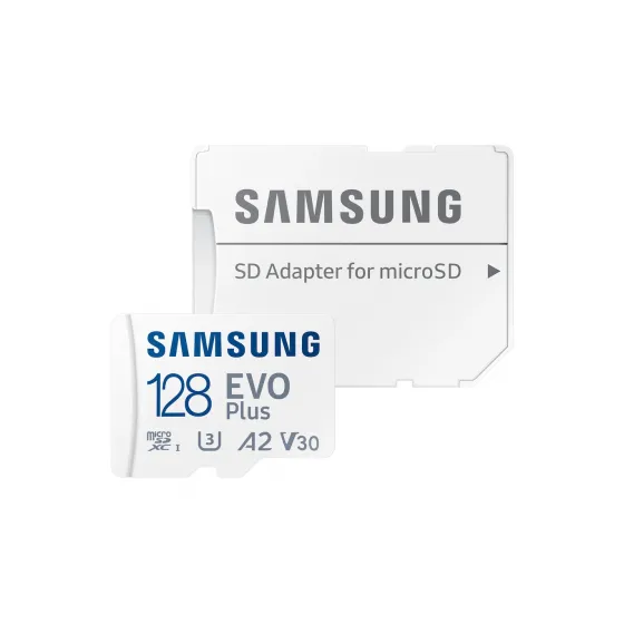 128GB SAMSUNG EVO PLUS MICROSDXC UHS-I U3 V30 A2 160MB/s MB-MC128SA/TR