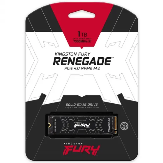 1TB Kingston Renegade 1TB SSD (7300MB-6000MB/sn) PCIe GEN 4.0 NVMe M.2 (SRNGD/1000G)