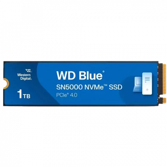 1TB WD BLUE SN5000 M.2 NVMe 5150/4900MB/s WDS100T4B0E SSD