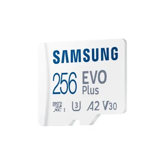 256GB SAMSUNG EVO PLUS MICROSDXC UHS-I U3 V30 A2 160MB/s MB-MC256SA/TR
