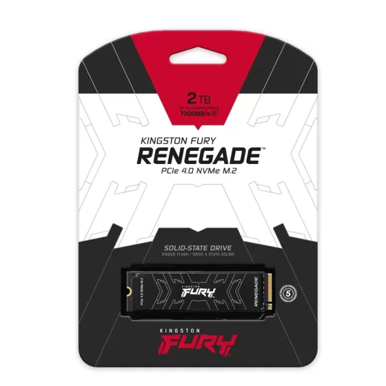 2TB Kingston Renegade 2TB SSD (7300MB-7000MB/sn) PCIe GEN 4.0 NVMe M.2 (SRNGD/2000G)
