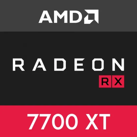 AMD Radeon RX 7700XT 12GB 192Bit GDDR6 DX12 PCIE 4.0 Ekran Kartı