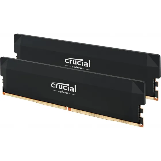 Crucial Pro 128GB 5600MHz DDR5 (2x64GB) CP64G56C46U5x2 Soğutuculu DDR5 Ram Bellek