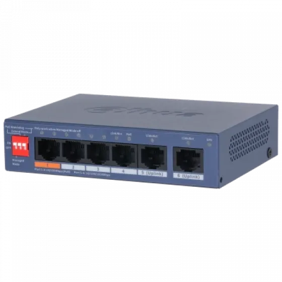 DAHUA CS4006-4ET2GT-60 4XFE-2XGE POE YÖNETİLEBİLİR SWİTCH