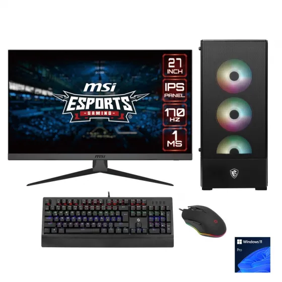 Go Gamer DF1598DS Intel Core i9 14900F 64GB 1TB SSD + 2TB HDD RTX4070 Super Windows 11 Pro 27 Masaüstü Bilgisayar
