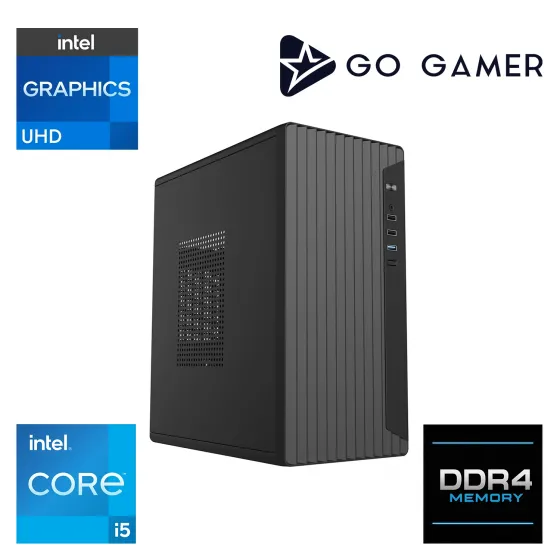Go Gamer E151 Intel Core i5 12400 / 32GB DDR4 / 1TB SSD / Intel UHD Graphics / OEM Ev Ofis Paket