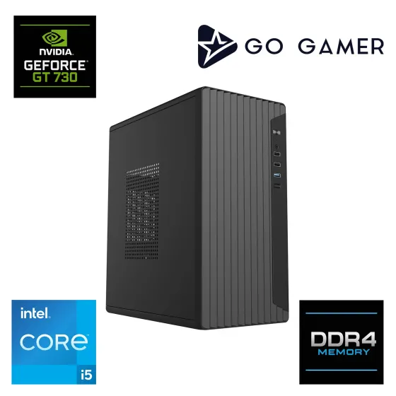 Go Gamer E233D Intel Core i5 13400F / 32GB DDR4 / 1TB SSD / Nvidia GT730 4GB / MSI 24 100Hz. / OEM Ev Ofis Paket