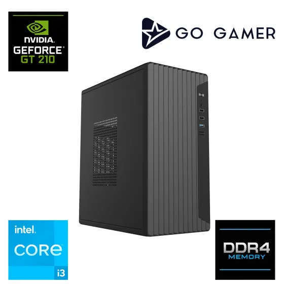 Go Gamer E27 Intel Core i3 10100F / 16GB DDR4 / 1TB SSD / Nvidia GT210 / OEM Ev Ofis Paket